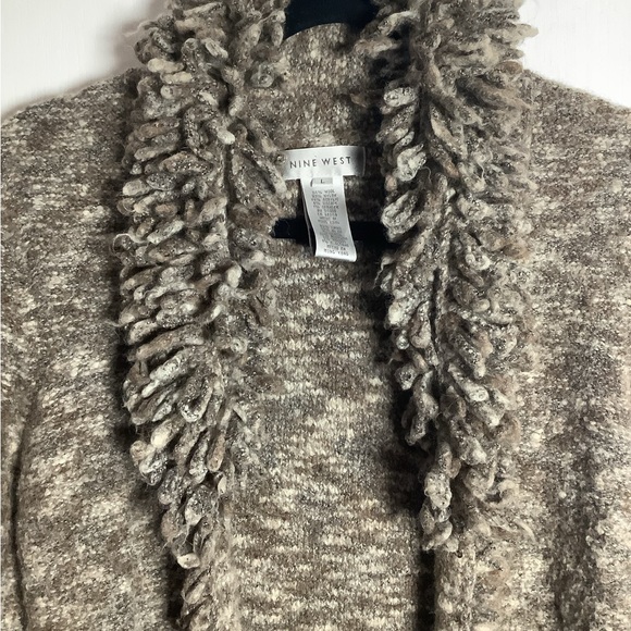 Nine West Y2K penny lane style wool blend cardigan - Picture 6 of 9